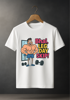 Never Miss Leg Day tees